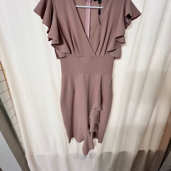 Blush pink Amazon dress. Size small. Worn once. Perfect for a wedding guest. - Picture 2 of 3